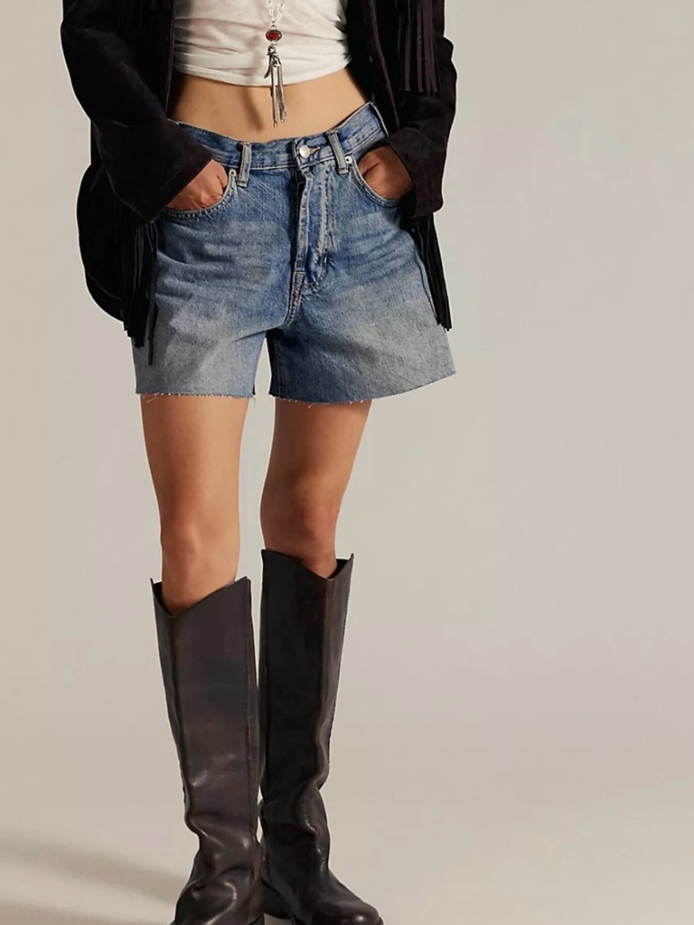 We The Free Tippi Shorts Denim Shorts - In Your Town